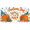 Big Pumpkins, variant on Yayeee Window Valance for Kitchen Farmhouse Rod Pocket Halloween Cute Pumpkins Short Curtain for Living Room