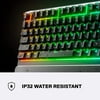 Apex 3 RGB Gaming Keyboard – 10-Zone RGB Illumination – IP32 Water Resistant – Premium Magnetic Wrist Rest (Whisper Quiet Gaming Switch)