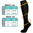 thumbnail image 4 of 6 Pairs Womens Knee High Socks, Best Support for Nurses, Running, Athletic,Flight Travel, L/XL, 4 of 7