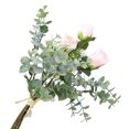 thumbnail image 1 of Advancent Ramo de flores artificiales, decoración de simulación para fiesta de boda, decoración del hogar, flor Flores artificiales champán, 1 of 6