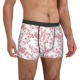 thumbnail image 5 of Men's Boxer Briefs, Elegant berry blossoms cute Soft Comfy Mens Underwear Boxer Briefs Breathable With Widen Waist, 5 of 7