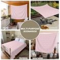 thumbnail image 6 of Pink Morocco Tapestry for Bedroom Wall Hanging Tapestry, Geometric Leaf Diamond Lattice Abstract Ceiling Backdrop Tapestries Poster Blanket Wall Decor for Teens Room Living Room Dorm 51" x 59", 6 of 8