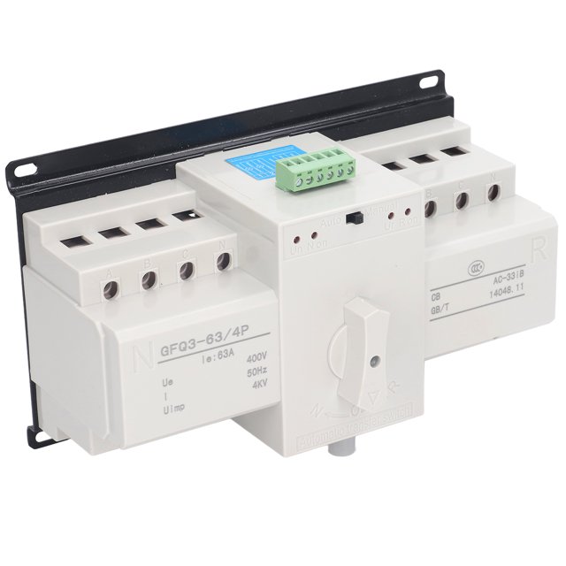 Commutateur de Transfert, Mini Surcharge Double Commutateur de Transfert de Puissance AC400V 63A pour les Banques