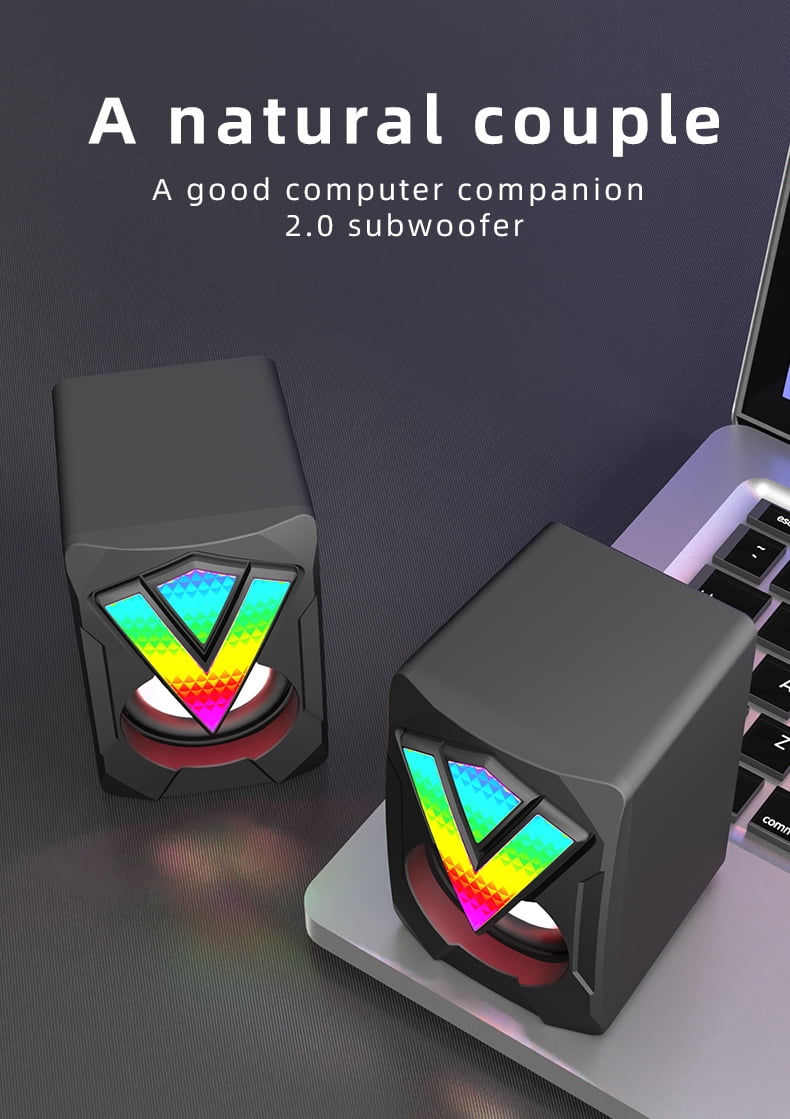 Computer Speaker For PC Laptop Desktop Bluetooth Portable Sound Box Music Wireless Wire USB Mini Column Acoustics