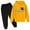Yellow, variant on New Hooded Football Letter Printed Hoodie Pants Children'S Casual Two Piece Fashion Trend American Football Fans Sports Gift Boys Outfits&Set Yellow 110/4 Y—5 Y