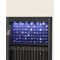 thumbnail image 5 of SONGMICS Espejo Joyero LED, 120 cm de Alto con Cerradura, Armario Joyero de Pared o Montado en la Puerta, 10 x 37 x 120 cm, Negro, 5 of 5
