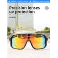 thumbnail image 4 of Sports Sunglasses for Men Women, Polarized UV400 Cycling Glasses, Running Bike Mountain Fishing Sunglasses with Adjustable Nose Pads, 4 of 7
