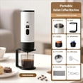 thumbnail image 2 of Portable Espresso Maker, Smart LED Display, All-in-One Design, One-Touch Operation with 15 Bar Pressure, Compatible with Ground Coffee & Capsules, 2 of 9