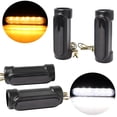 thumbnail image 4 of 2 piezas de luces de barra de carretera para motocicleta Sunnimix 1,25 pulgadas luces blancas y amarilla patinete LED, 4 of 8