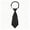 Black, variant on Women's Short Pre-Tied Adjustable Necktie, Solid Color Tie for School Cosplay Office Daily Uniforms
