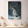 thumbnail image 4 of Starry Night Canvas Inspired Toy Fox Terrier Dog Pet Family Friend Peace Oil Painting Art Print Poster Wall Decor, 4 of 6