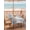 White Blue Beige, variant on Outdoor Tablecloth with Umbrella Hole and Zipper, Blue Eucalyptus Coastal Rectangle Table Cloth 52x70 Inch Waterproof Tablecloth, Beach Starfish Shell Nautical Picnic Table Cover for Patio Camping