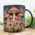 thumbnail image 5 of 3D Mushrooms Mug Ceramic Fun Space Design Mugs Offices Multi- Drink Cup for Home Office Dorm A, 5 of 5