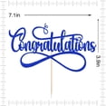 thumbnail image 2 of Adorno para Pastel Crseniny Felicitaciones 2026 Azul Real, 2 of 7