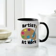 thumbnail image 4 of CafePress - Artist At Work - 11 oz Ceramic Mug - Novelty Coffee Tea Cup, 4 of 4