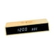 thumbnail image 4 of Reloj despertador digital de madera BLESIY con brillo ajustable y pantalla regulable 16 cm x 7,5 cm x 3,5 cm, 4 of 7