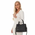 thumbnail image 2 of Handbags for Women,Purses and Handbag Ladies PU Leather Top Handle Satchel Shoulder Tote Crossbody  Bag Black Bags, 2 of 11