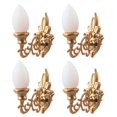 thumbnail image 1 of 4pcs Simulated Wall Lamps Mini Luminous Wall Lamp Sand Table DIY Materials, 1 of 2