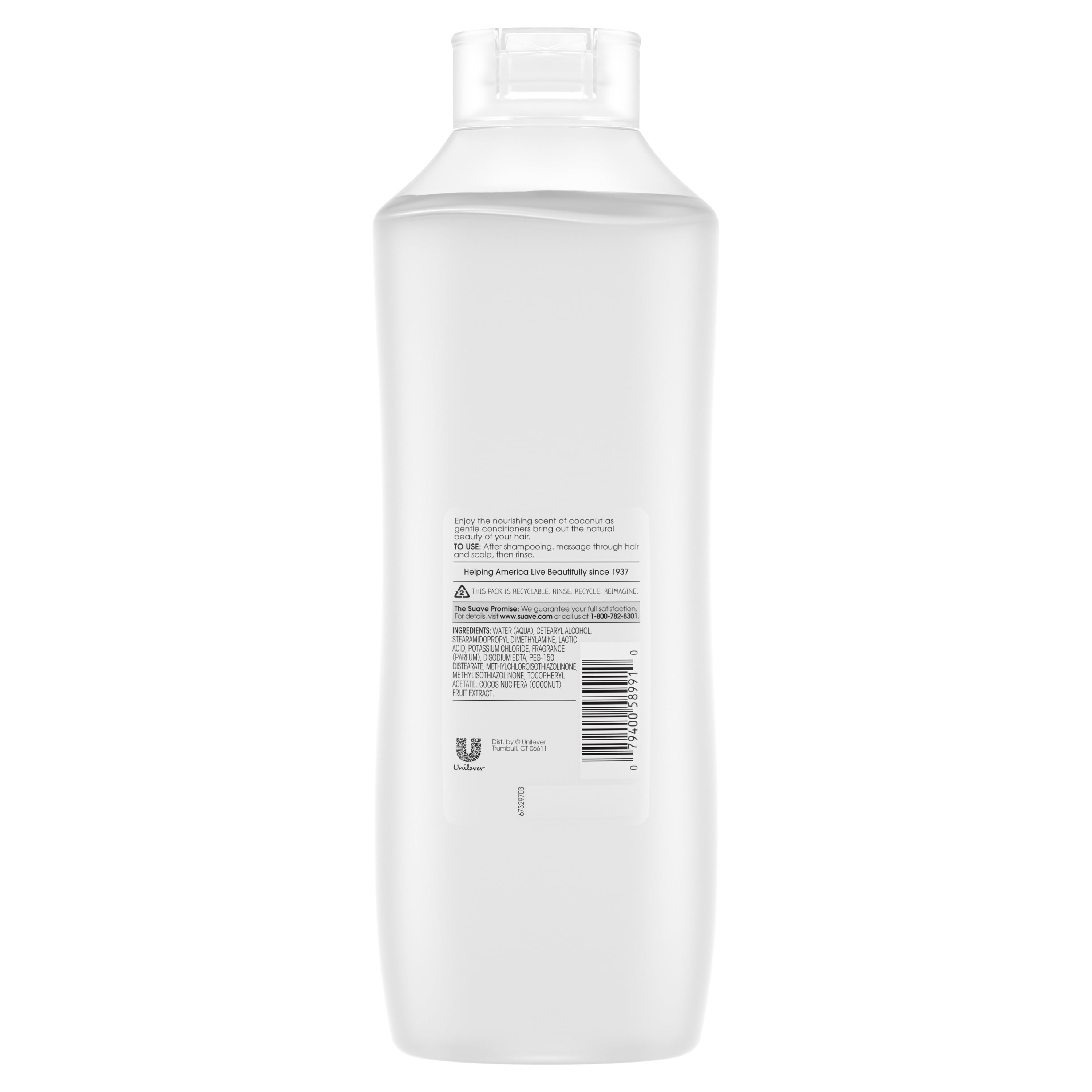 Suave Essentials Tropical Coconut Conditioner 30 Fl Oz Walmart Com