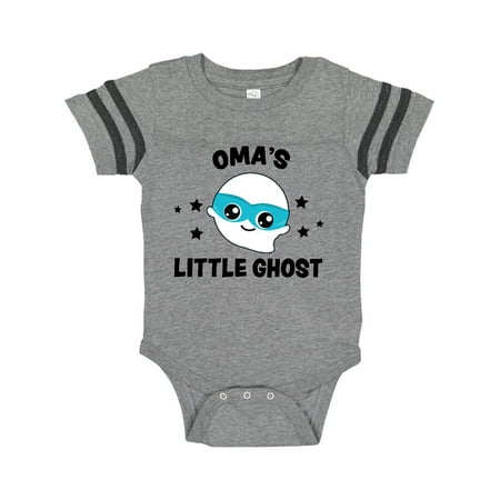 

Inktastic Cute Oma s Little Ghost with Stars Gift Baby Boy or Baby Girl Bodysuit