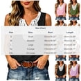 thumbnail image 3 of BUIGTTKLOP Womens Tank Tops Summer V Neck Sleeveless Shirts Loose Fitted Lace Boho Blouses Top, 3 of 6