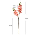 thumbnail image 3 of Tallos de mini orquídeas artificiales | Ramas de Phalaenopsis artificiales | Flores artificiales táctiles para ramos de flores, decoración del hogar, centros de mesa para bodas y fiestas., 3 of 5
