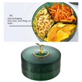 thumbnail image 2 of Caja Decorativa De Frutas Secas De Alce, 3 Rejillas, Forma Redonda, Para El Hogar, Soporte De Almacenamiento, Organizador De Platos Con Tapa, Contenedor De Almacenamiento De Dulces Moyic HA022376-00, 2 of 7