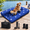 4.7ft x 3.1ft x 6in, variant on Inflatable Dog Boat Ramp for Pool Floating Dock Platform, Non-Slip, 4.5ft x 2.8ft x 6in