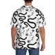 thumbnail image 3 of Fotbe Hand Drawn Snake Camisa Estampada de Manga Corta para Hombre, Casual de Verano, Estilo Playero, Sin Arrugas-Large, 3 of 5