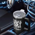 thumbnail image 6 of OBREWU World's Best Farter Tumbler with Handle and Lid,40oz World's Best Farter Double Wall Vacuum Insulated Tumbler,World's Best Farter Cups Gift for Women and Men, 6 of 7