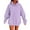 Purple, variant on TQWQT Hoodies for Women Solid Color Light Purple Hoodies Oversized Long Sleeve Drawstring Hoodie Plain Hooded Pullover Y2k Hoodie with Pockets Light Purple 2XL
