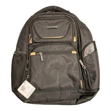 Brookstone Hayes Laptop Backpack - Black Gold