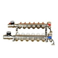 thumbnail image 2 of EQCOTWEA 6-Branch PEX Radiant Floor Heating Manifold Set Floor Heating Water Distributor Pipe Fittings Stainless Steel, 2 of 7