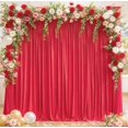 thumbnail image 1 of Cortinas de fondo PARTISKY, color rojo, 2 paneles, 2,4 x 3 m, poliéster, 1 of 8
