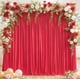 thumbnail image 1 of Cortinas de fondo PARTISKY, color rojo, 2 paneles, 2,4 x 3 m, poliéster, 1 of 8