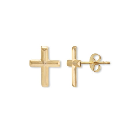 14kt Gold Cross Stud Earrings 14kt Gold Cross Stud Earrings