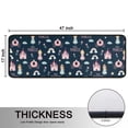 thumbnail image 5 of Kitchen Rugs Sets Of 2,Dark Blue Little Princess Pattern Anti Fatigue Kitchen Mat Rugs Non Slip Washable,Decorative Kitchen Floor Mats for Kitchen,Sink,Laundry,17"x47"+17"x47", 5 of 5