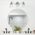 thumbnail image 5 of 19.25" Classic 3 Light Winding Metal And Frosted Marble White Bell Shape Glass Shades Decorative Wall Mounted Vanity, 5 of 7