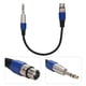 thumbnail image 3 of Cable de audio XLR, cable adaptador de línea XLR macho a XLR macho de 6,35 mm, diseño exquisito, 3 of 9