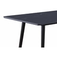 thumbnail image 4 of Aikya 60 Inch Dining Table-Black Sintered Stone-Tapered Metal Legs, 4 of 6
