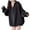 Black, variant on Sexlip Oversized Sweatshirt for Women Crewneck Long Sleeve Pullover Hoodies Tops Solid Color Fall Fashion Outfits Clothes Black M