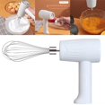 thumbnail image 2 of HBFAGFB Mini Rechargeable Handheld Wireless Electric Egg Beater, 1200mAh, White, 2 of 6