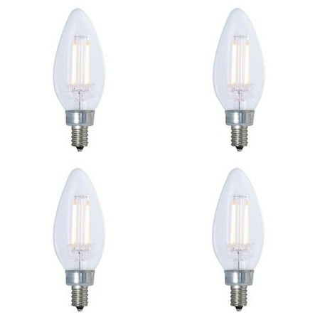 - Bulbrite Industries E12 Dimmable LED Candle Light Bulb (Set of 4)