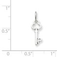 thumbnail image 3 of 14k White Gold Key Letter P Initial Charm Pendant, 3 of 4