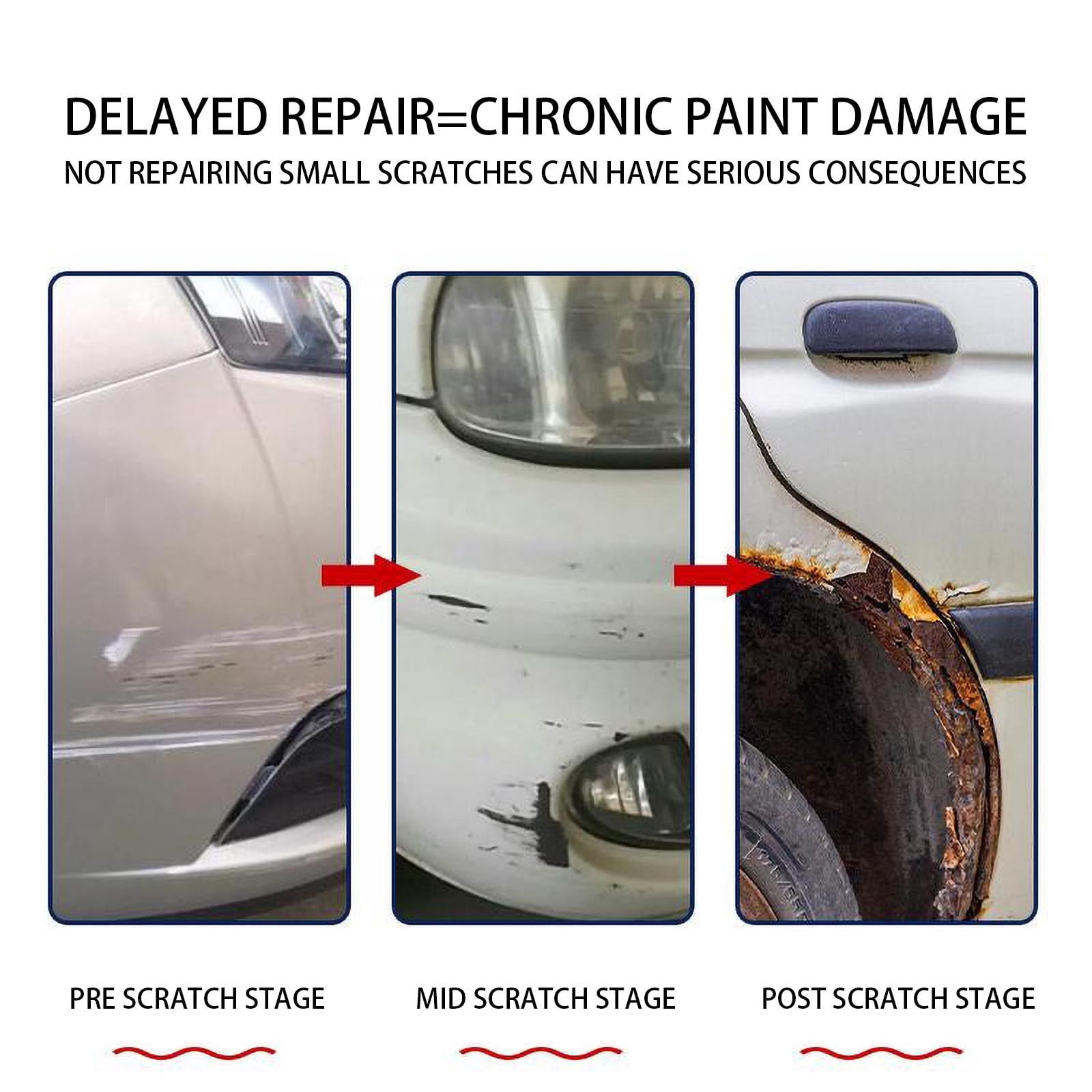 Cadorn Car Scratch Repair Paste - All - in - One Car Maintenance & Refurbishment Kit - Scratch Polishing & Paint Repair Paste with Cloth & Sponge