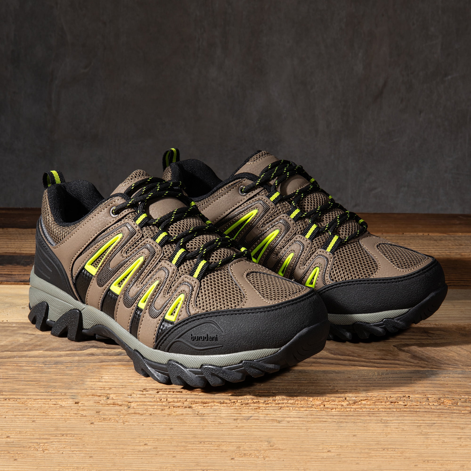 BURUDANI Men' Hiking Shoe Low-Top Hiking Shoes for Outdoor Trailing Trekking Camping Walking
