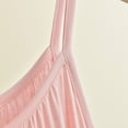 thumbnail image 6 of Asxite Plus Size Womens Pajamas Loose Spaghetti Strap Crew Neck Solid Short Sleep Dress, 6 of 7
