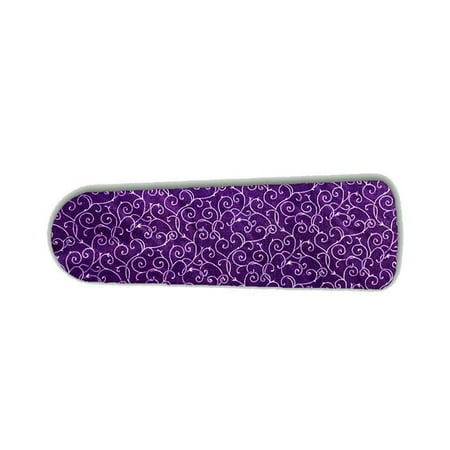 5 Blade Swirl Ceiling Fan - 888 Cool Fans B52-0001092 52 in. Purple Passion White Swirls Ceiling Fan Blades - Set of 5