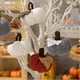 thumbnail image 3 of Mini calabazas, calabazas blancas, mini calabazas blancas, mini calabazas para manualidades, colgante de calabaza pequeña de punto, colgante de calabazas pequeñas de punto para Halloween, decoración d, 3 of 7