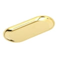 thumbnail image 6 of Yajisi Stainless Steel Nordic Oval Towel Tray Storage Tray Perfect for Snack Cosmetics Jewelry Gold 9.1x4.1 inches / 23.1x10.3 cm Luxury Decorative Serving Plate for Home Kitchen Bathroom, 6 of 9